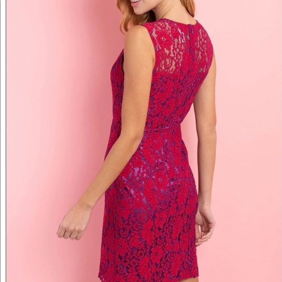 Valentine’s Day Dress purple lace - Picture 2 of 2